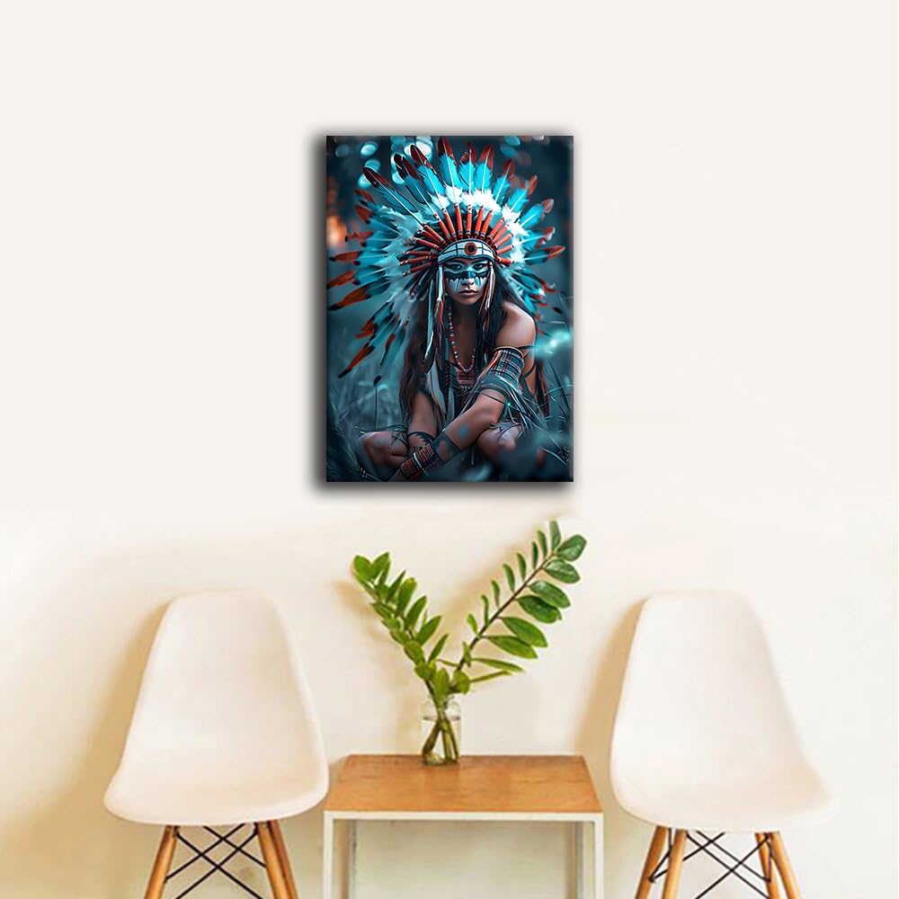 paul windsor 美術品 絵画 イラスト　ネイティブ　インディアン Amazon.co.jp: Pavaieics ネイティブアメリカンの絵ウォールデコ