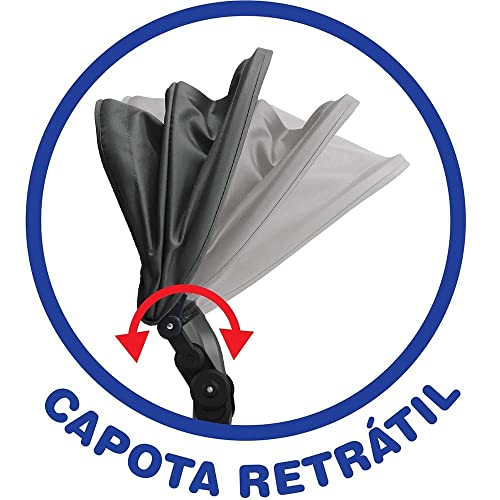 Superjipe Reclinável Passeio e Pedal Azul -... glide