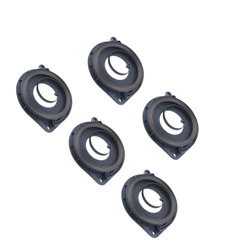 5X Muelles de Retorno de Retroceso compatibles con motosierras 445, 450, 445E, 450E, 455E, 460, 461 y 455. Reemplazo de Pieza Compatible con 537241701.