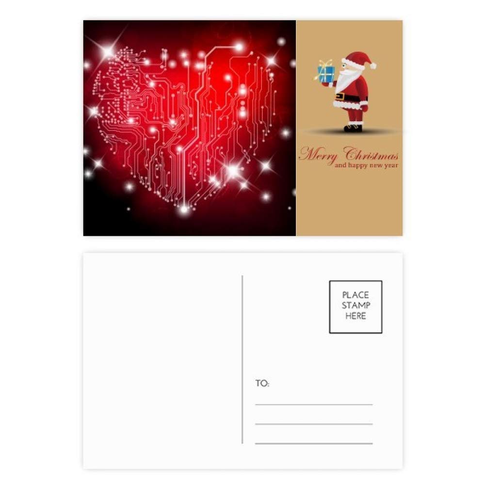 Cartes postales cœur en lot de 20 au design moderne et papier de质量 supérieure