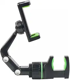 Suporte De Celular Clips Pedestal Violão Microfone veicular Universal mesa guitarra| Para Carro, Mesa, Guitarra e Home Office | Compatível com Todos os Smartphones