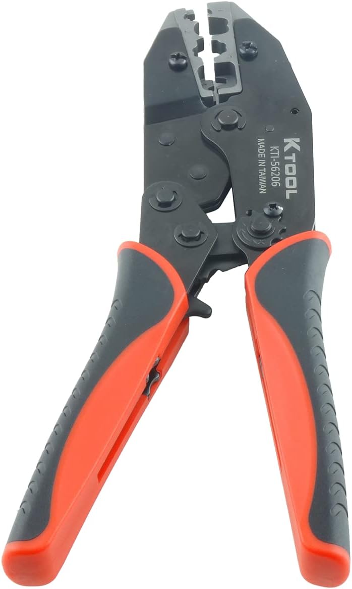 K Tool International 56202 8-1/2 Multi-function Crimping Tool for Garages, Repair Shop and DIY, Alloy Steel, Heat-treated, Used as Wire Cutters, Strippers, Terminal Crimpers Bolt Cutters, Bending Wire