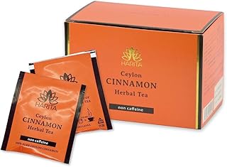 Amazon | HARITA シナモンティー ノンカフェイン 睡眠 ハーブティー エージングケア 有機 スリランカ政府認定 セイロン JAS ティーバッグ（20TB） 寝る前 ハリタ | HARITA | ハーブティー 通販