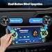 Single Din Radio Car Stereo with Wireless Apple CarPlay,Single Din Touchscreen Radio,Car Radio Bluetooth Support Android Auto,Mirror Link,Car Radio with Backup Camera GPS USB&Type-C FM/AM SWC EQ MIC