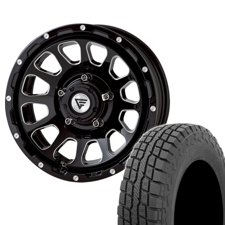 デルタホースオーバル16インチ スタッドレス4本セット！ Amazon | スタッドレス タイヤホイール 4本セット DELTA FORCE OVAL 16