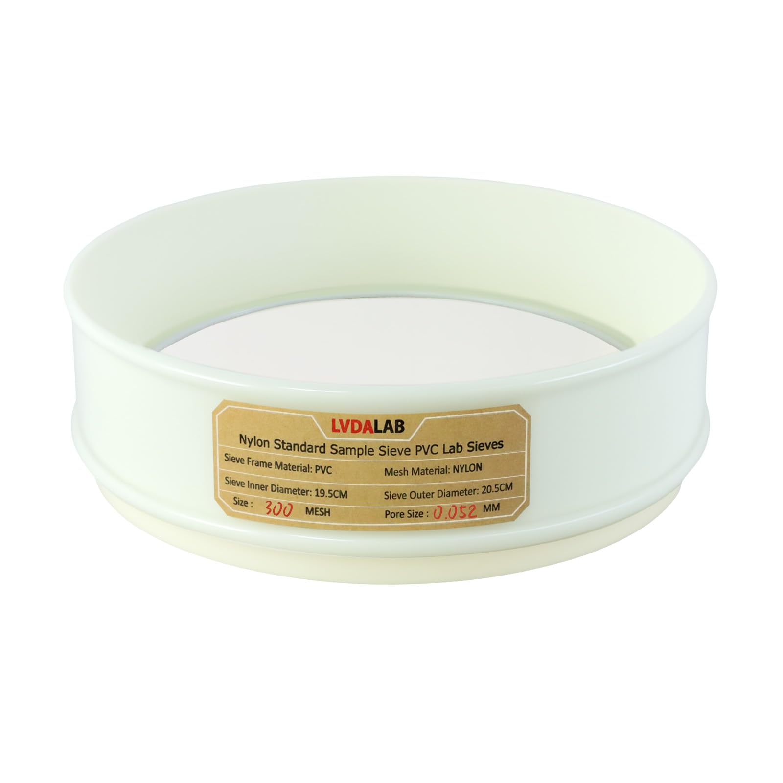 PVC Lab Sieve - 50 Mesh Nylon Screen -24 PVC Lab Sieve - 50 Mesh Nylon Screen -24