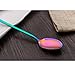 Berglander Titanium Colorful Plated, Multicolor Long Handle Latte Spoon 18/0 Stainless Steel Ice Cream Spoon, Latte Spoon, Cocktail Stirring Spoons, Rainbow Color Soda Spoon, Pack of 6