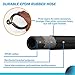“Y” Mixer Hose, Mix Hot and Cold Water-Washer Braided Rubber Inlet Hose ¾” with Brass Couplings