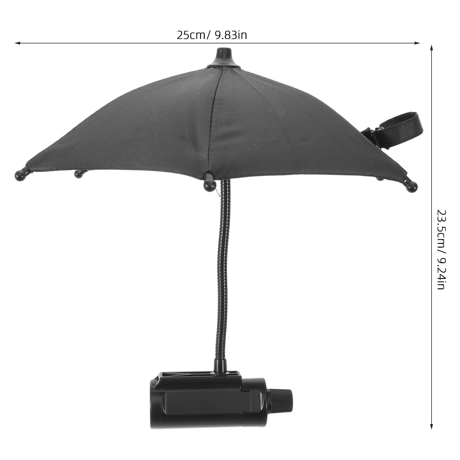 Healeved Blendschutz-Handyschirm – Sonnenschutz für Mobiltelefone im Freien mit flexibler Stange – Sonnenblende für Strand und Pool, unverzichtbares Reise- und Urlaubsaccessoire