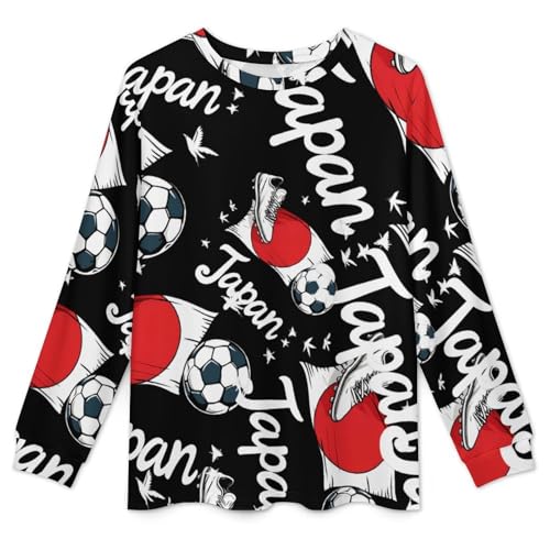 Japan Flag Jersey Japanese Soccer Pajama Set Long Sleeve Lounge Sets Sleepwear 2 Pjs Nightwear for Men Women4