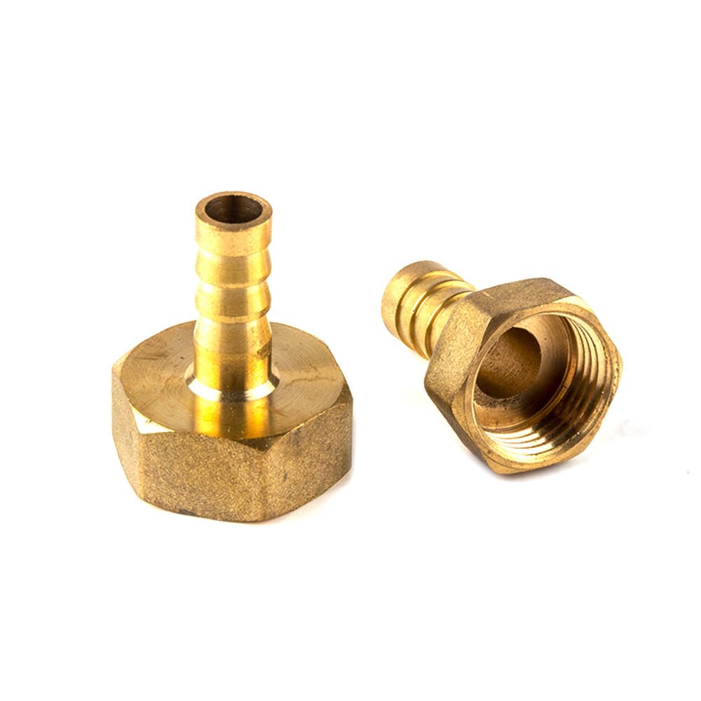 Conector neumático tipo pagoda 4 6 8 10 12 14 16 19 25 mm Conector de manguera con rosca hembra 1/8 1/4 3/8 1/2 Accesorio de tubería de latón