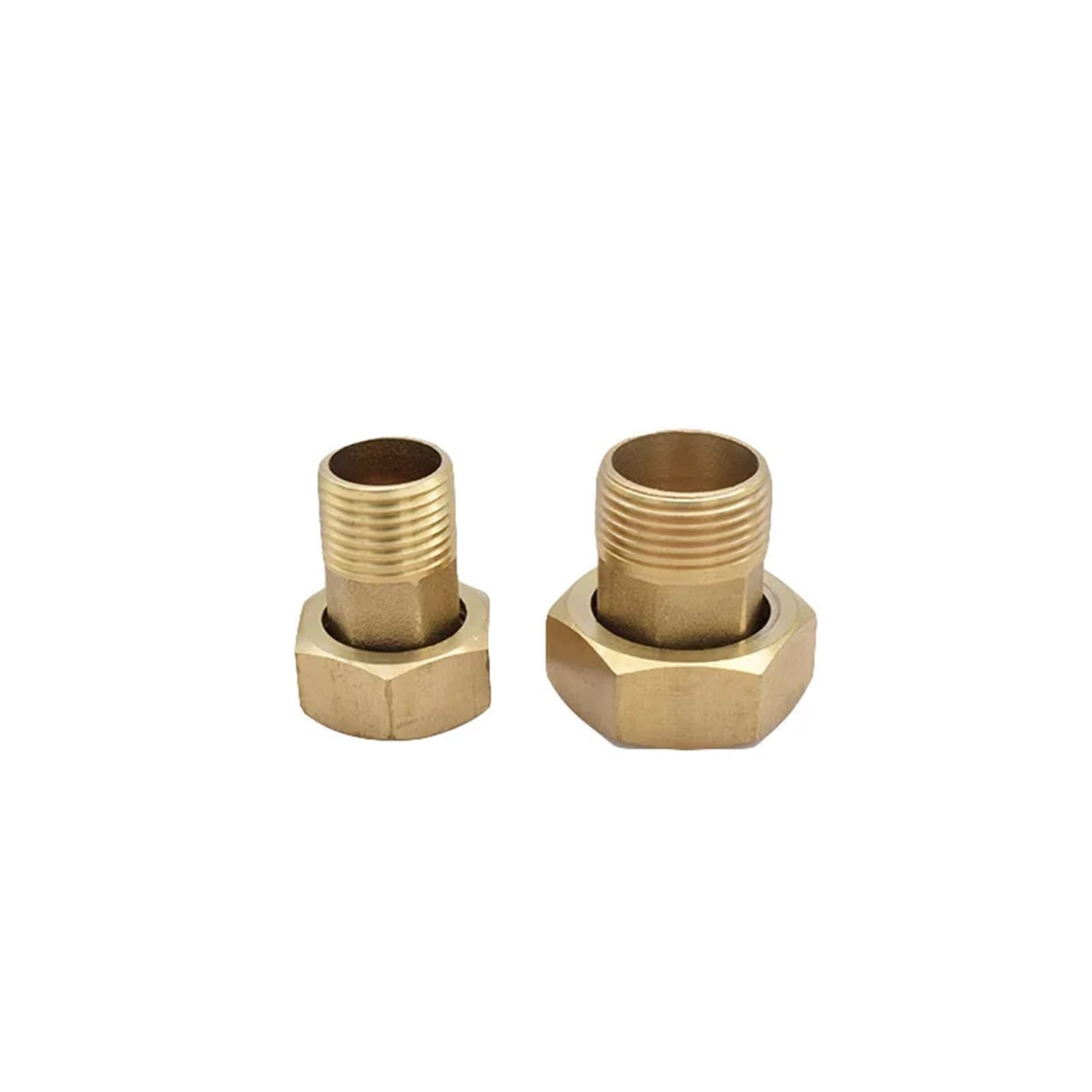1 pz. Raccordo adattatore for tubo in rame, raccordo riduttore filettato maschio da 1/2" 3/4" 1" in ottone, giunto rapido(1F X 3I4M middle)