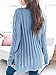 Kenhansion Women's Long Sweater Cardigan Sweater Long Sleeve Button Down Open Front Cable Knit Sweaters Fall Loose Outerwear (Mint Blue,Large)