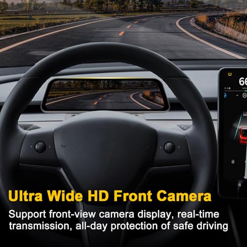Image of Upgraded 9.66 inch Head Up Display for Tesla Model Y 20-24 & Model 3 17-23
