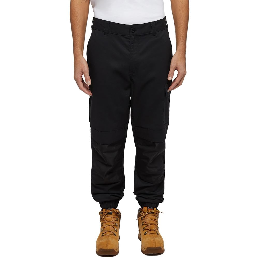 Dickies Men's Cargo Twill Jogger Pants, Black, XXL