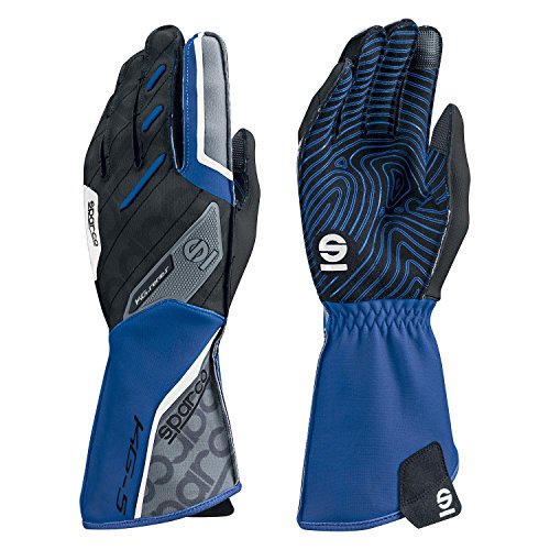 Gant de karting Sparco Motion KG-5 bleu taille XS pour pilote