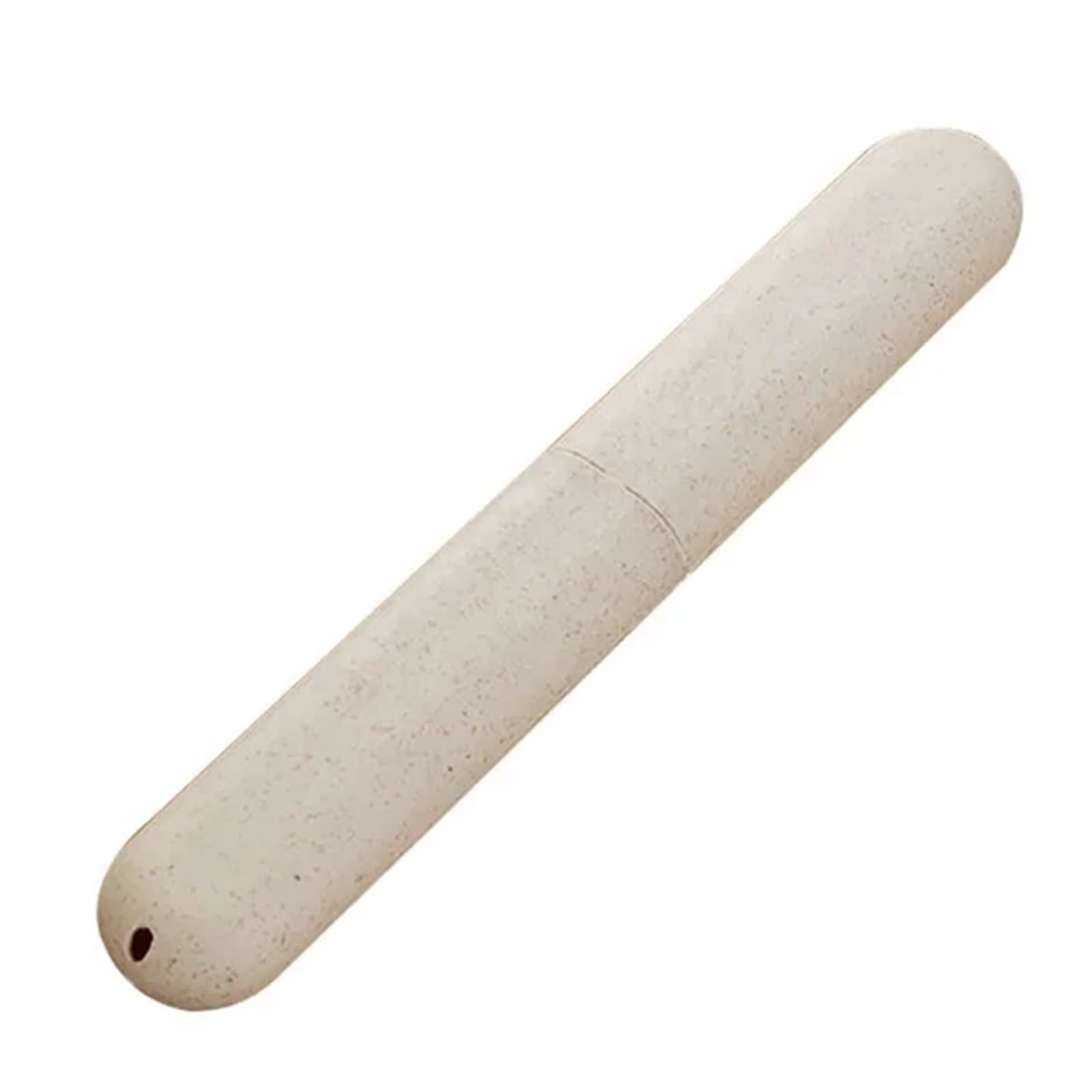 Custodia per spazzolino da denti, 20 pezzi, portatile, da viaggio, per proteggere gli spazzolini da denti (beige)