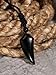 MINACHI Black Obsidian Arrowhead Pendant Necklace with Braided Cord, Tribal Jewelry Gift for Men and Women