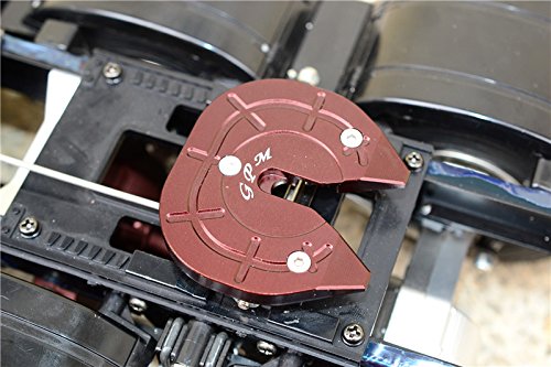 Aluminum Coupler Turntable Hitch for 1:14 Tamiya Tractor Truck and Trailer - 1 Set Silver