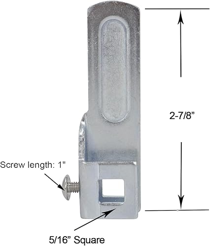 Vista 15 de Tapa de camioneta con cierre de carcasa de cámper, mango en T con 2 llaves para la mayoría de marcas de tapas de camiones, toppers, cubiertas