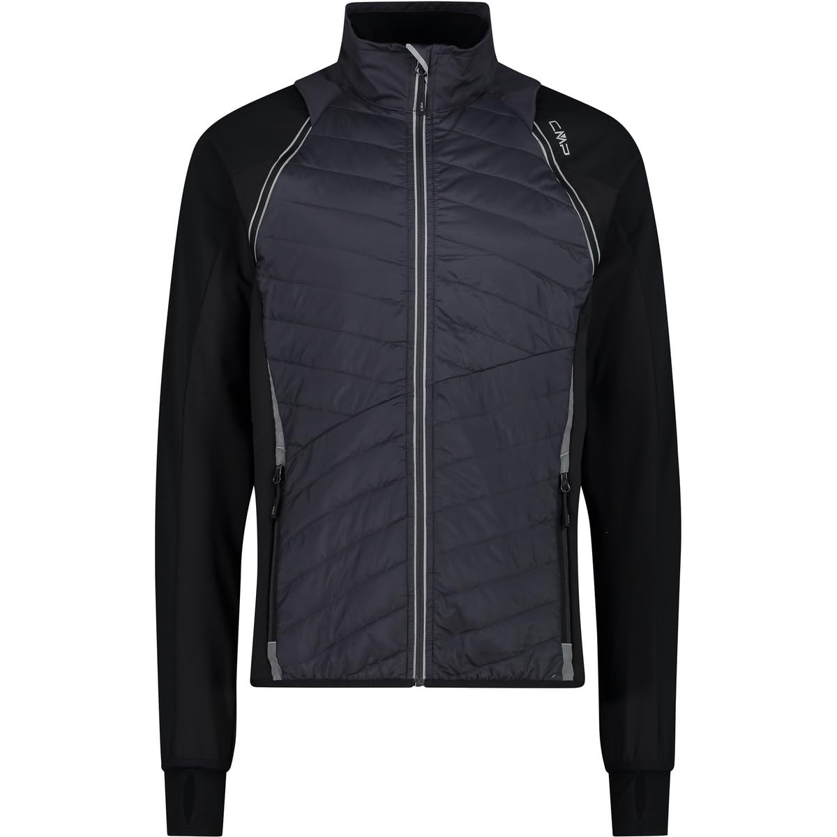 CMP - Man Jacket With Detachable Sleeves, Anthracite, 56