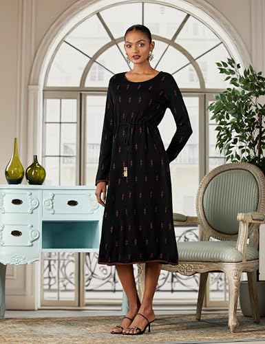 Image of Rangriti Black Acrylic Dress