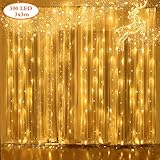 decorar barandilla balcon navidad [♥Utiliza ampliamente las luces decorativas ♥]: La luz cálida puede traerle un ambiente festivo o romántico. Perfecto para decoraciones interiores y exteriores. Especialmente diseñado para varias ocasiones, como Navidad, San Valentín, fiesta de bodas, Festiva u otro día especial