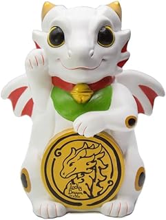 Lucky Dragon Coin Bank, Vinyl Collectible, Unbreakable Plastic Piggy Bank, Good Luck Home Decoration, Year of Dragon