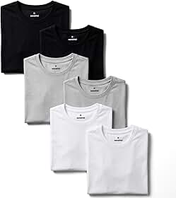 Kit 6 Camisetas Algodão Dia Dia Sandrini Básica Conforto