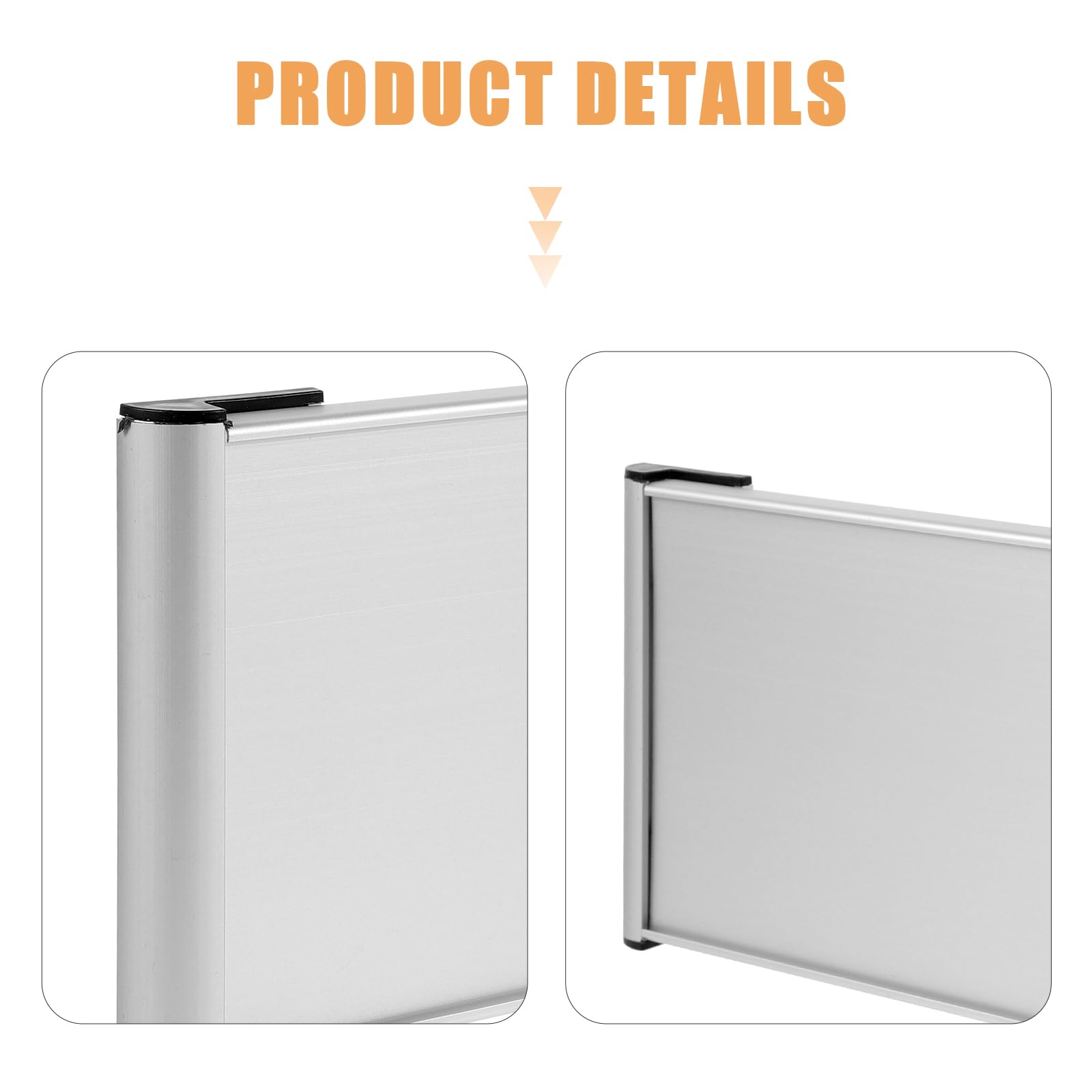 GANAZONO Placa De Nombre Para Puerta De Oficina De Aleación De Aluminio 11.02X4.72 Pulgadas Juego De 5 Placas Identificadoras Para Habitaciones Y Áreas De Trabajo