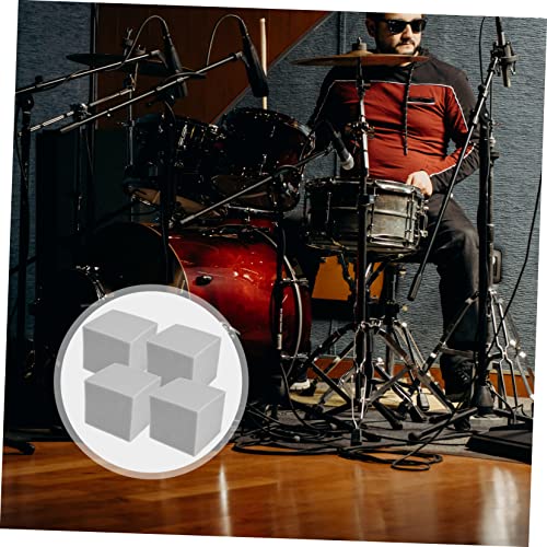 Toyvian 4pcs Bloques de Espuma Aislante Acústica Esquina para Tratamiento Acústico Resistentes al Fuego Cubos Difusores de Sonido para Estudios de Música Teatros en Casa y Espacios de Grabación miniatura 6