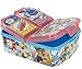 Paw Patrol Kinder Brotdose mit 3 Fächern, Kids Lunchbox,Bento Brotbox für Kinder - ideal für Schule, Kindergarten oder Freizeit