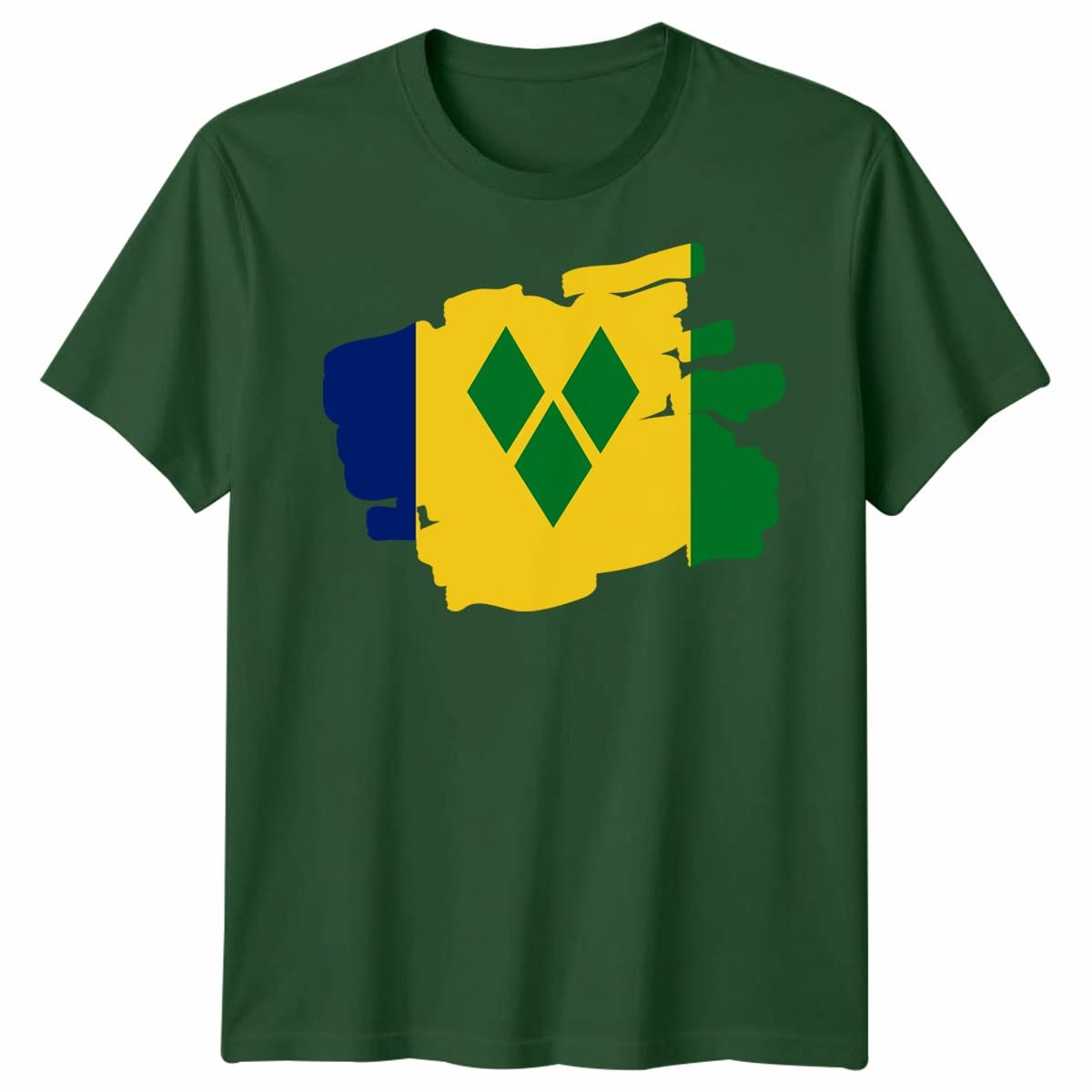 D&T Torn Saint Vincent and Grenadines Flag Football Unisex Tshirt Unisex 3XL