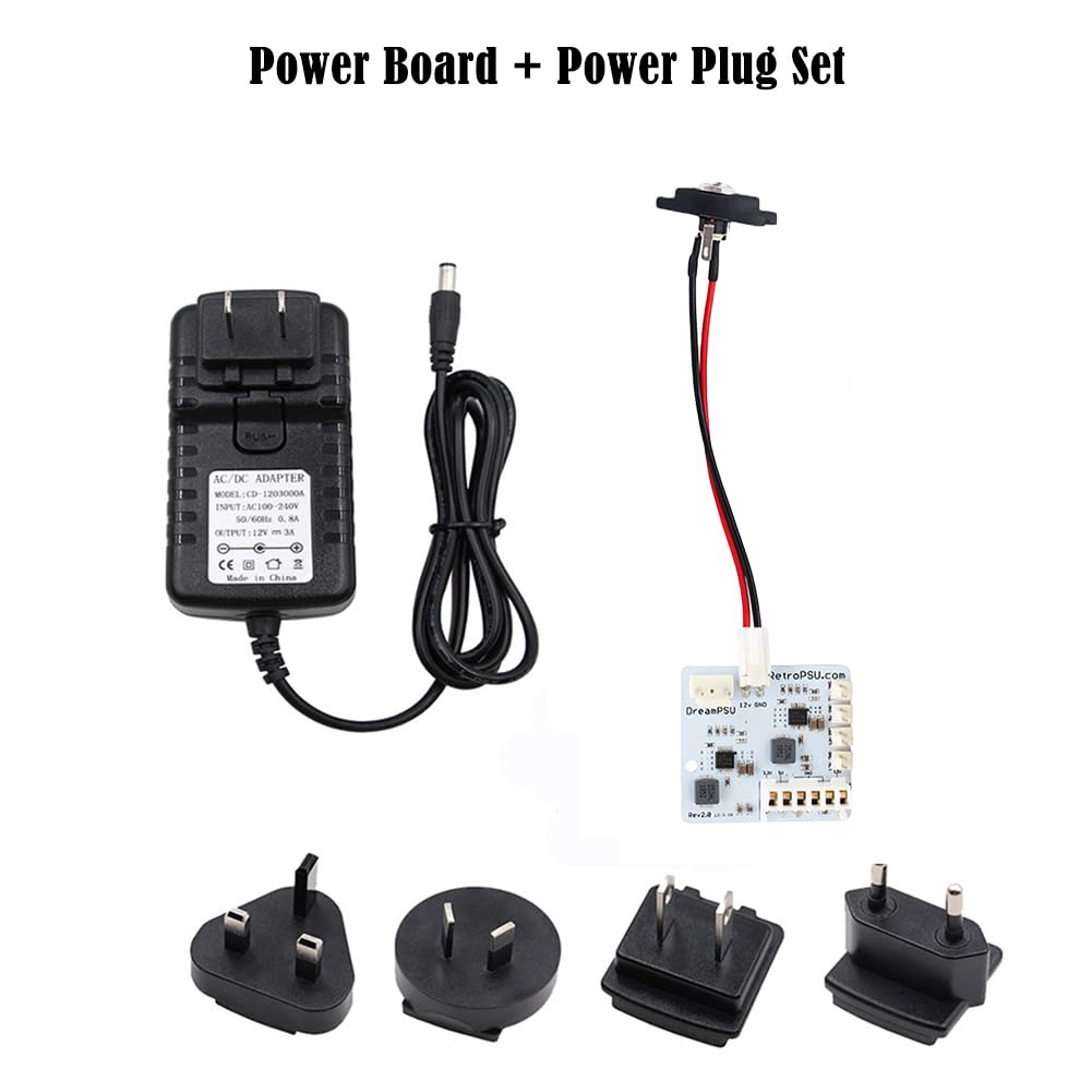 DreamPSU Rev2.0 DC Console Alimentation d'origine Remplacer l'alimentation en Courant continu Adaptateur d'alimentation Carte d'alimentation pour Sega Dreamcast (B)