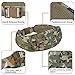 KRYDEX Tactical Belt Molle Modular Low Profile Belt Padded Patrol Belt with Mesh Lining Battle Belt (Multicam, 35