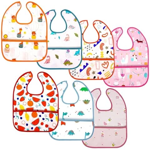 Aolso Waterproof Baby Feeding Bibs Set Cover
