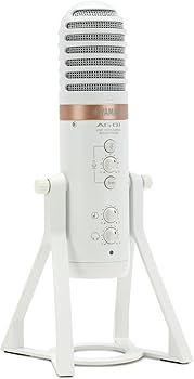 Amazon | ヤマハ AG01 ホワイトUSBマイク、高性能ミキサーと