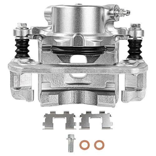 Image of SCITOO Front Left Brake Caliper With Bracket 19B1487 Compatible For Chevrolet For Tracker 1998,For Geo For Tracker 1996-1997,For Suzuki For Sidekick 1991-1998