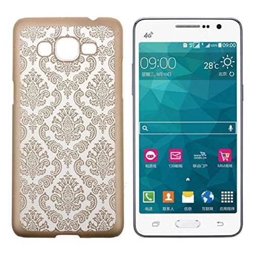 Coromose Damask Vintage Pattern Case For Samsung Galaxy Grand Prime G530H G5308 (Golden)