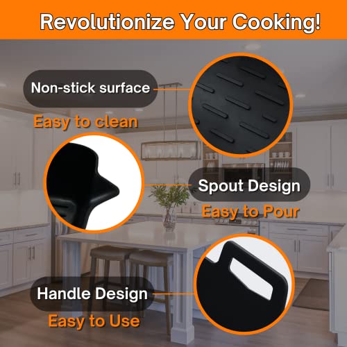 image for Generic 2 Pack Silicone Air fryer Liner 7.5 inch,Heat-Resistant Air Fr