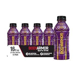 BODYARMOR Sports activities Drink Sports activities Beverage, Mamba Without end, Pure Flavors With Nutritional vitamins, Potassium-Packed Electrolytes, Good For Athletes, 16 Fl Oz (Pack of 12)