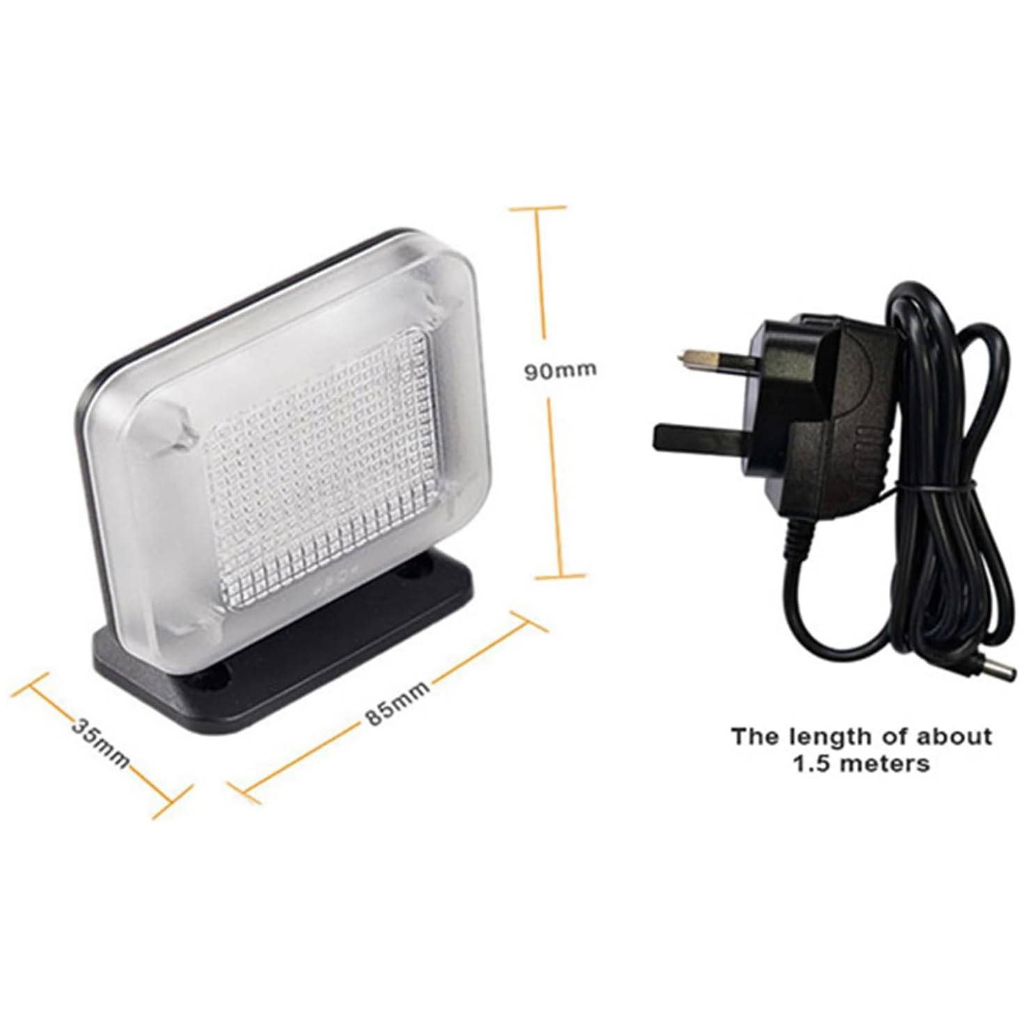 Lampe LED anti-effraction simulateur de télévision – Protection contre le cambriolage avec minuterie et capteur – Veilleuse de sécurité nocturne pour dissuader le vol