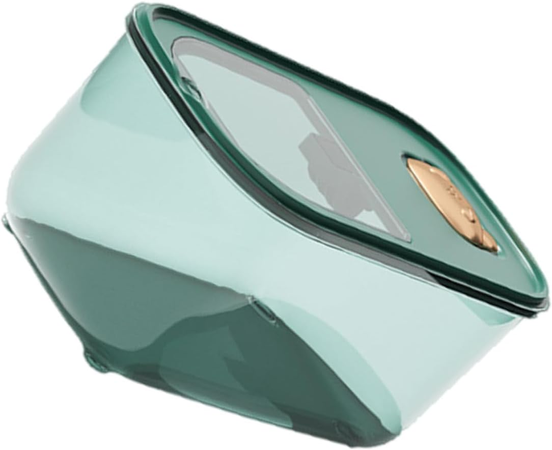 Multi-function Airtight Rice Storage Bucket 10 Lb Thickened Moisture-proof Food Container Green Small Size for Household Grain and Flour Organization