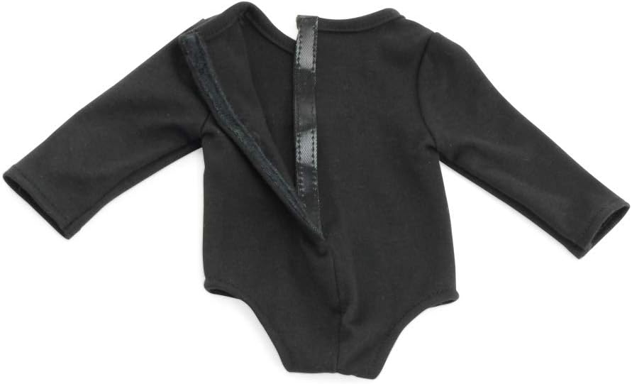 Emily Rose 18-inch Doll Black Cat Costume 4-Piece Set - Leotard, Tutu with Tail, Tights, Shoes & Cat Ears - 18" Doll Clothes | Compatible with American Girl Our Generation Dolls