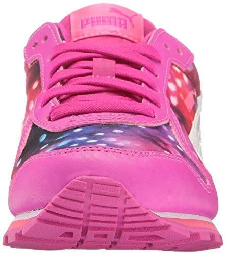 Image of ST Runner NL Lights Jr, Ultra Magenta-Puma White, 4 M US Big Kid