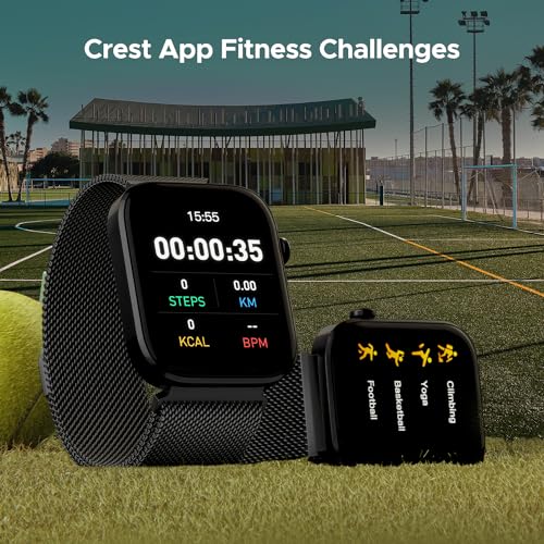 Image of Boat Storm Call 3 w /TBT Navigation, Daily Activity Tracker, DIY Watch Face Studio,700+ Active Modes, 1.83 inch (4.6 cm) HD Display Fitness Smart Watch for Men & Women(Black Metal)