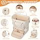 RAINSMORE Baby Wickelrucksack Groß Wickeltasche Rucksack mit Wickelauflage Schnullerhalter Kinderwagengurten Babytasche Diaper Bag Multifunktions für Mama und Papa Aprikose