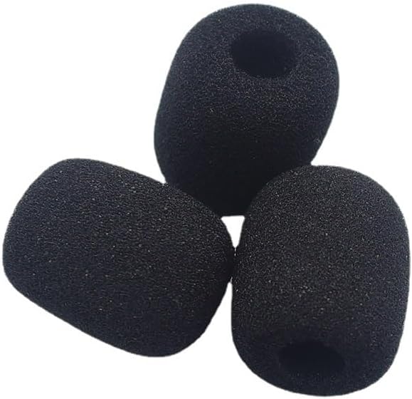 Miniatura 6 de Paquete de 5 parabrisas de espuma profesional para Shure CVG18-BC, filtro de micrófono de grado de estudio para micrófonos de condensador de cuello