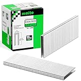 meite Graffette Tipo 90/38 mm a Corona Stretta, 18 Gauge, Graffette Zincate per Graffatrice, Ideali per Tappezzeria, Mobili, Scatole in Legno e Progetti Fai-da-Te – 4.000 Pezzi