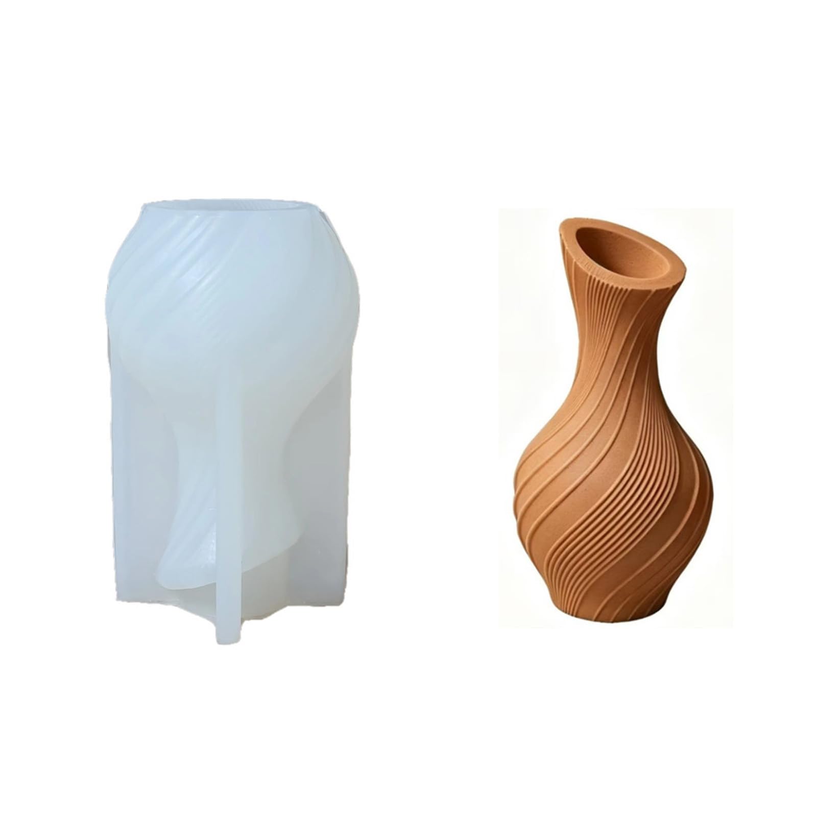 Oxxggkao Vases Resin Silicone Mold Mold Vase Epoxy Casting Concrete Vase Molds for Diys Flower Molds